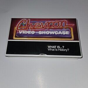 Chevron Video Showcase VHS What Is Series History 30 min Hard Plastic Case